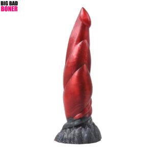 Griffin dildo pearlescent red black